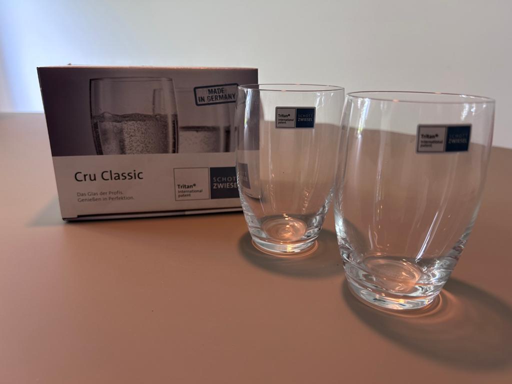 12 Schott Zwiesel Cru Classic waterglazen 373ml, Glas of Glazen, Nieuw, Ophalen of Verzenden, Glas
