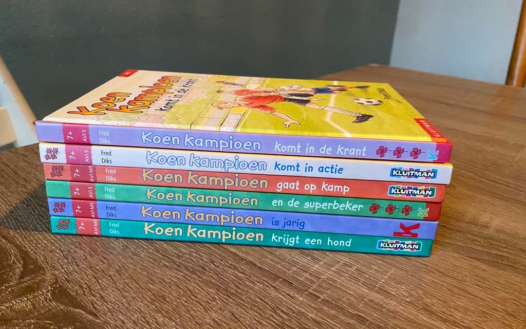 6 Koen Kampioen boeken, Boeken, Ophalen of Verzenden, Zo goed als nieuw, Fictie algemeen
