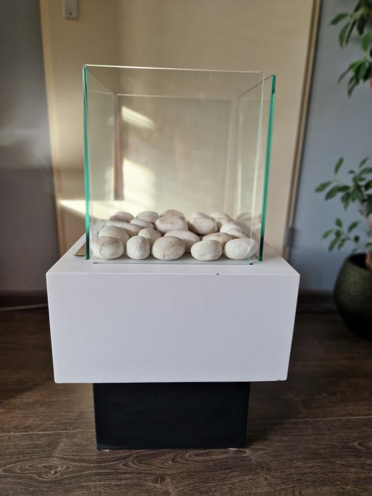 Supergezellige binnenhaard met stenen, Huis en Inrichting, Haarden, Ophalen, Vrijstaande haard