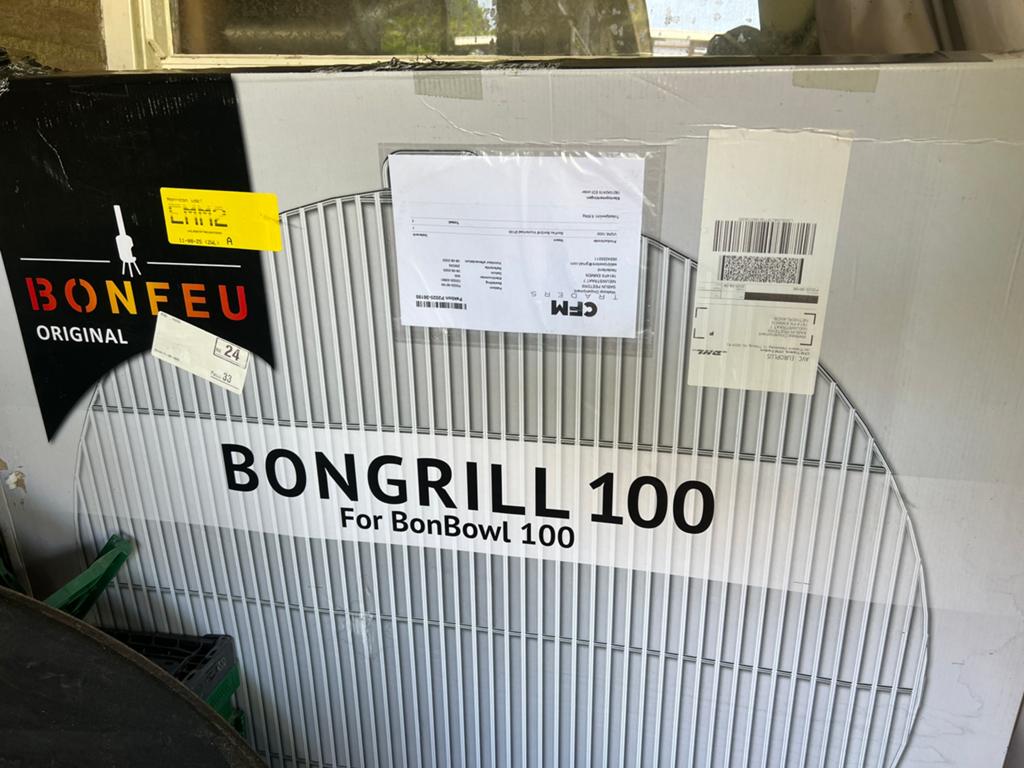 Bongrill 100 voor bobfeu vuurschaal, Ophalen, Nieuw