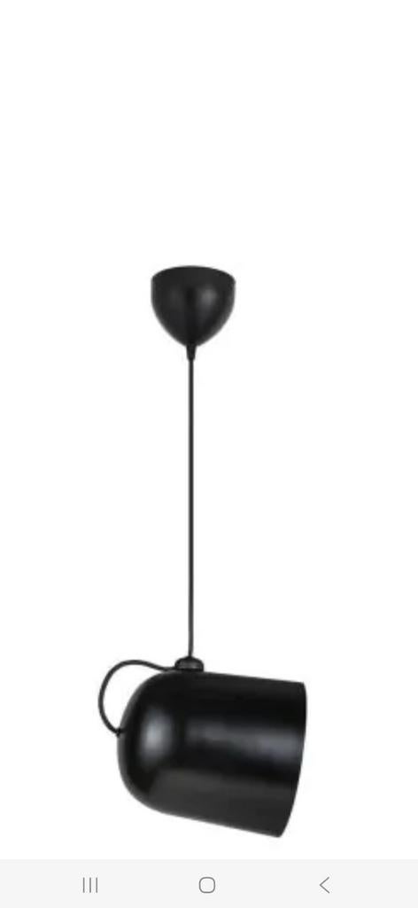 DFTP design hanglamp zwart, Ophalen of Verzenden, Zo goed als nieuw, Metaal, Minder dan 50 cm