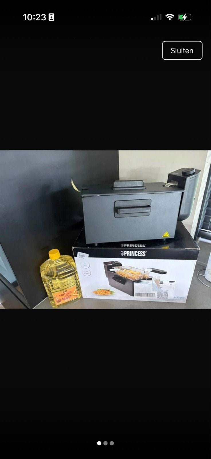 Princess Friteuse  nieuw, 3 tot 4 liter, Ophalen of Verzenden, Nieuw, Uitneembare binnenpan