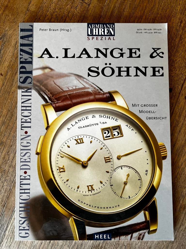 A. Lange & Söhne: Horlogeboek voor de liefhebber, Boeken, Catalogussen en Folders, Zo goed als nieuw, Ophalen of Verzenden