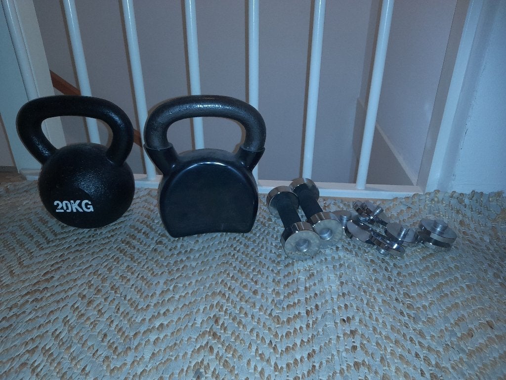 Kettlebells en gewichtjes te koop, Ophalen, Gebruikt, Benen, Kettlebell