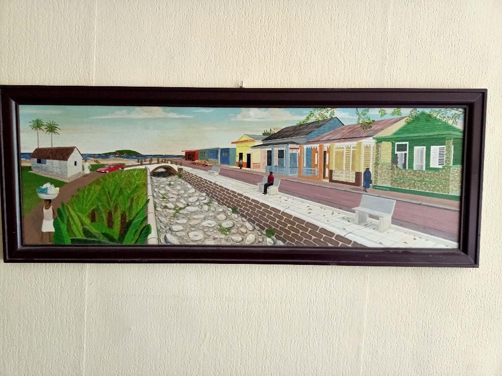 Schilderij Dominicaanse Republiek, Ophalen