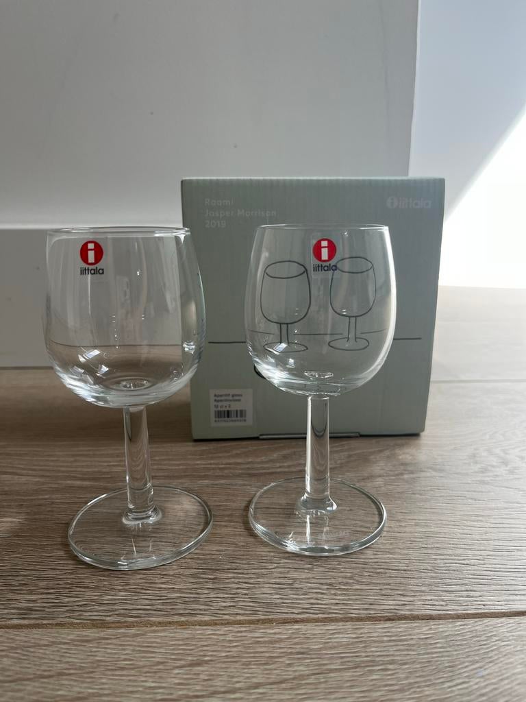 Iittala Raami aperitief glazen nieuw in doos, Ophalen