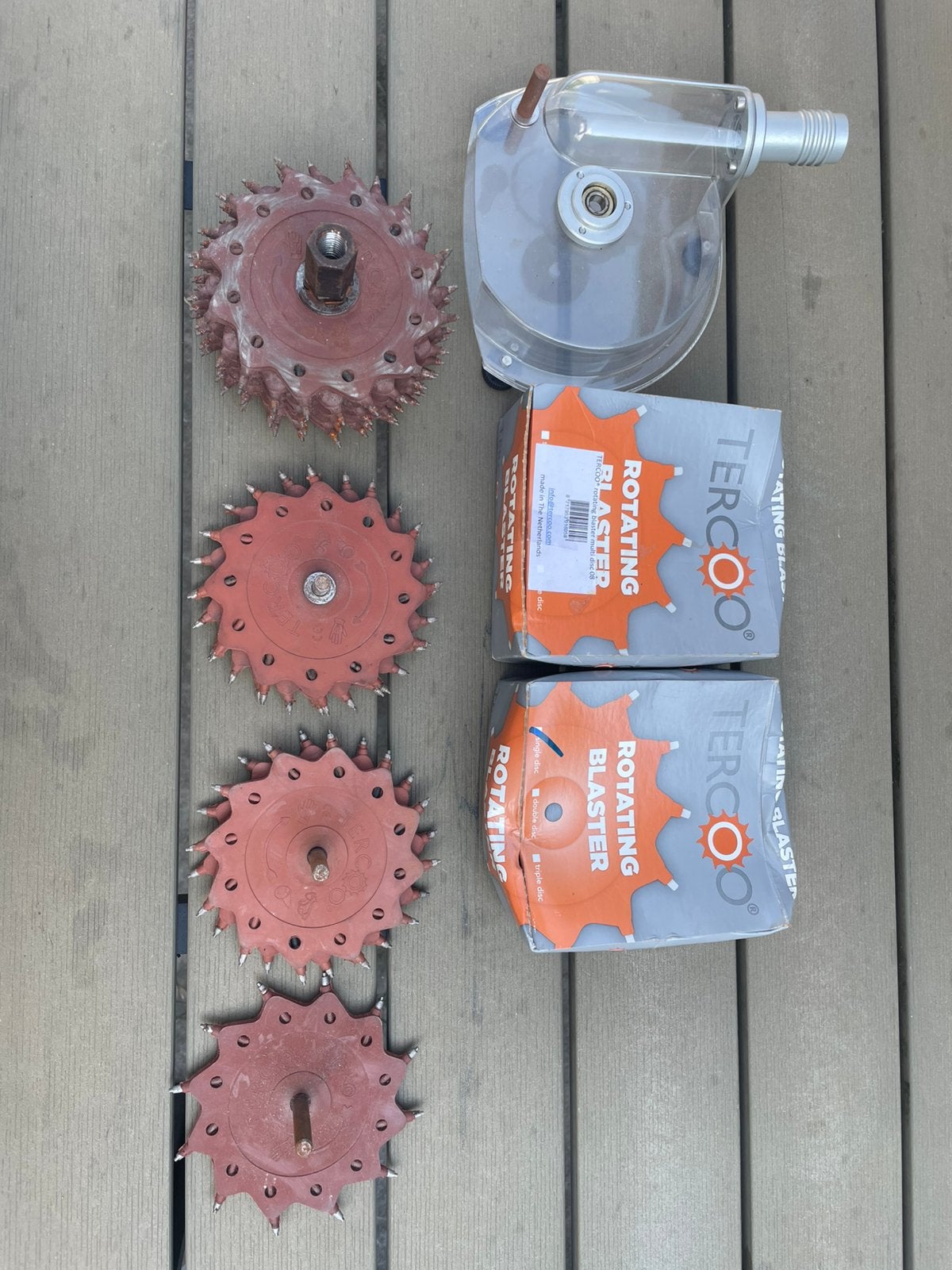 Tercoo rotating blaster, roterende straler., Ophalen, Zo goed als nieuw