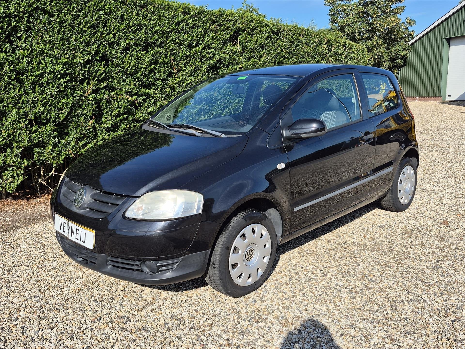VOLKSWAGEN Fox 1.4 Trendline | Airco | CV | Elek. Ramen, Auto's, 4 cilinders, Metallic lak, 4 stoelen, Zwart
