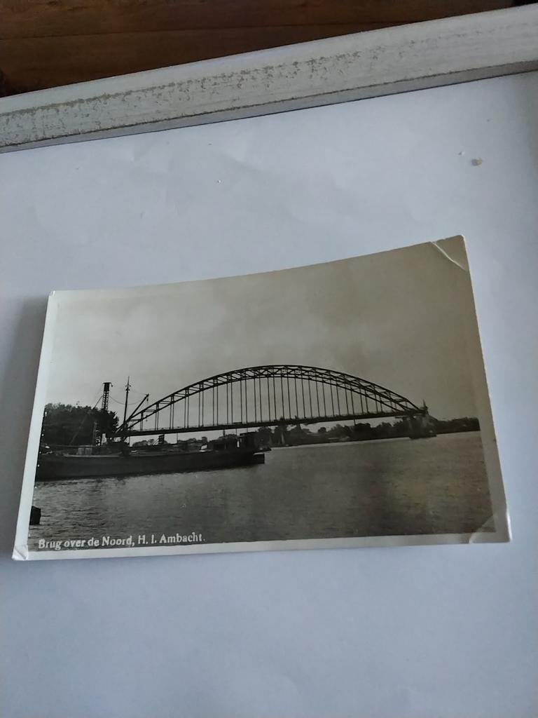 H.I. AMBACHT. BRUG OVER DE NOORD, Ophalen of Verzenden, Noord-Holland