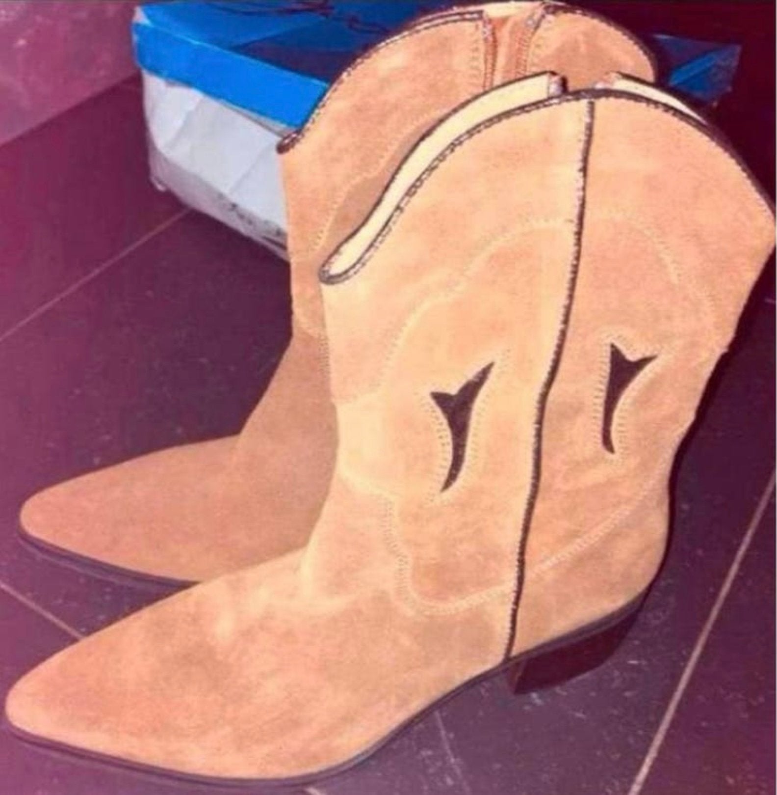 NIEUWE COWBOYLAARZEN!!van ANN ROCKS ,maat 41,MOOI!!, Kleding | Dames, Schoenen, Bruin, Lage of Enkellaarzen, Nieuw, Ophalen of Verzenden