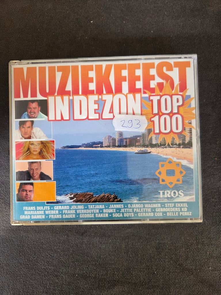 Muziekfeest In De Zon Top 100 CD - Diverse Artiesten, Ophalen of Verzenden