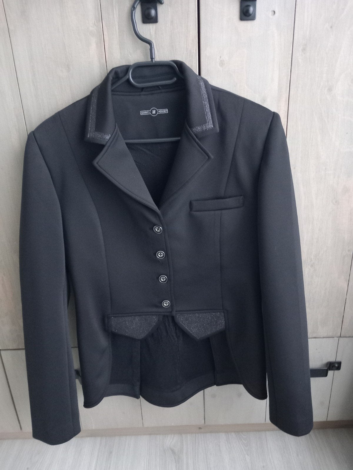 Wedstrijdjasje Harry's Horse valence maat M, Gebruikt, Dressuur, Ophalen of Verzenden, Zwart