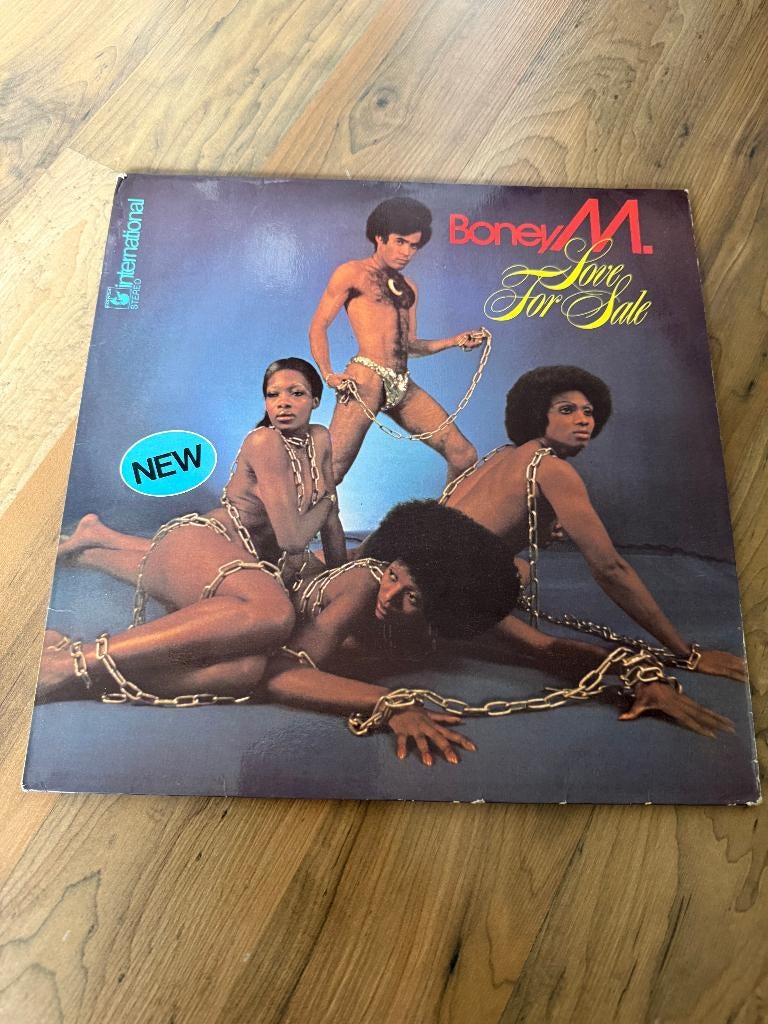 Boney M Love for Sale LP (VERZENDEN MOGELIJK), Fotohoes, Ophalen, Zo goed als nieuw, 12 inch