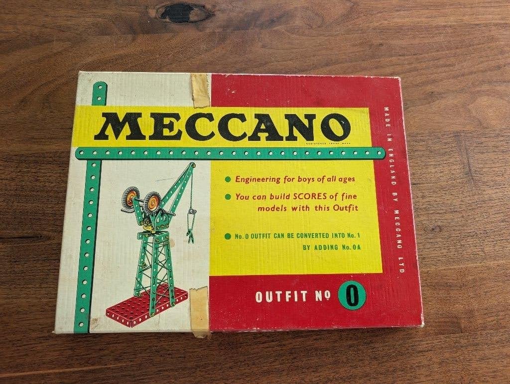 Vintage Meccano Outfit No. 0 Bouwdoos - Jaren '50, Verzamelen, Ophalen of Verzenden, Nieuw