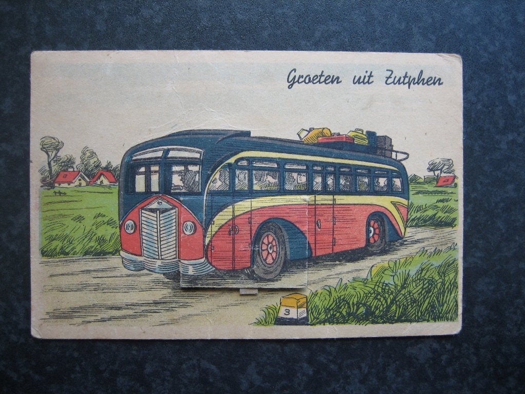ZUTPHEN Klepjeskaart met 8 fototjes, Verzamelen, Ansichtkaarten | Nederland, Ophalen of Verzenden, 1920 tot 1940, Gelderland