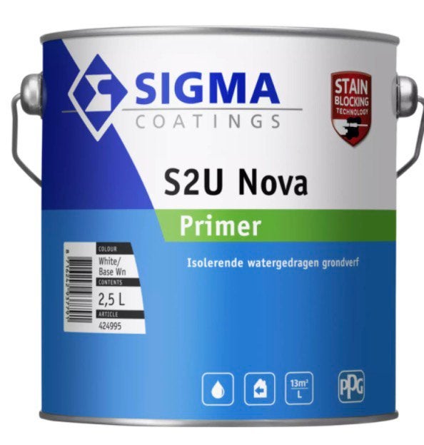 Sigma S2u Nova Primer Ral 9003, Ophalen of Verzenden, Zo goed als nieuw, Wit