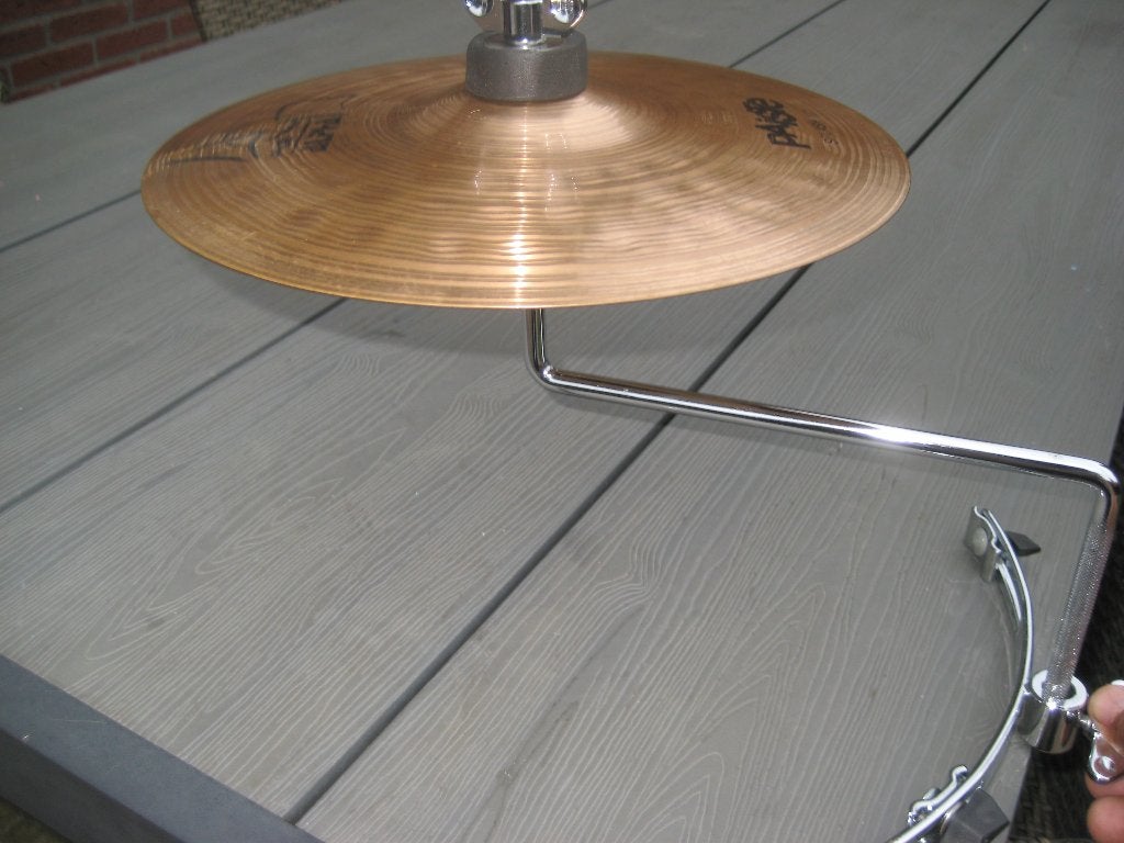 Paiste Alpha 10" bekken met bevestiging, Muziek en Instrumenten, Ophalen of Verzenden, Gebruikt, Drums of Percussie