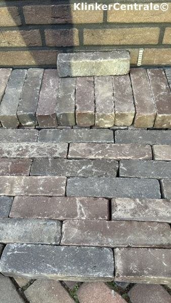 1.000m2 mangaan antraciet gebakken klinkers 20,5x5x5cm waalf, Bij dit gebruikte product niet te achterhalen, Gebruikt, Verzenden