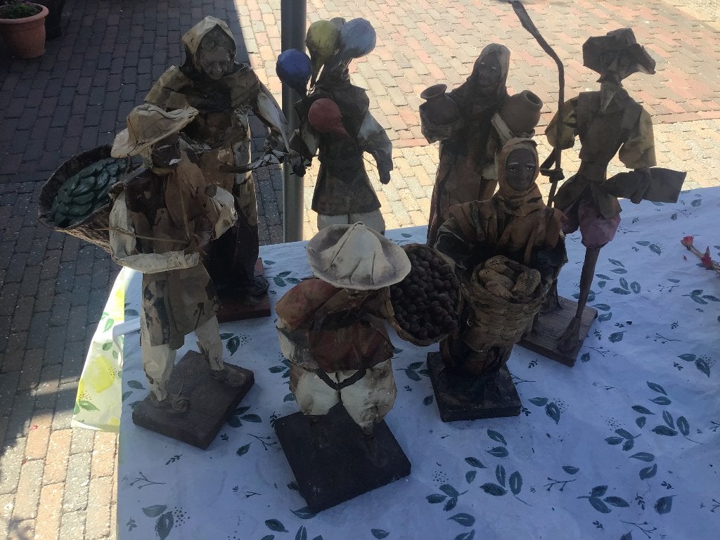 Stel handgemaakte poppen, Ophalen of Verzenden
