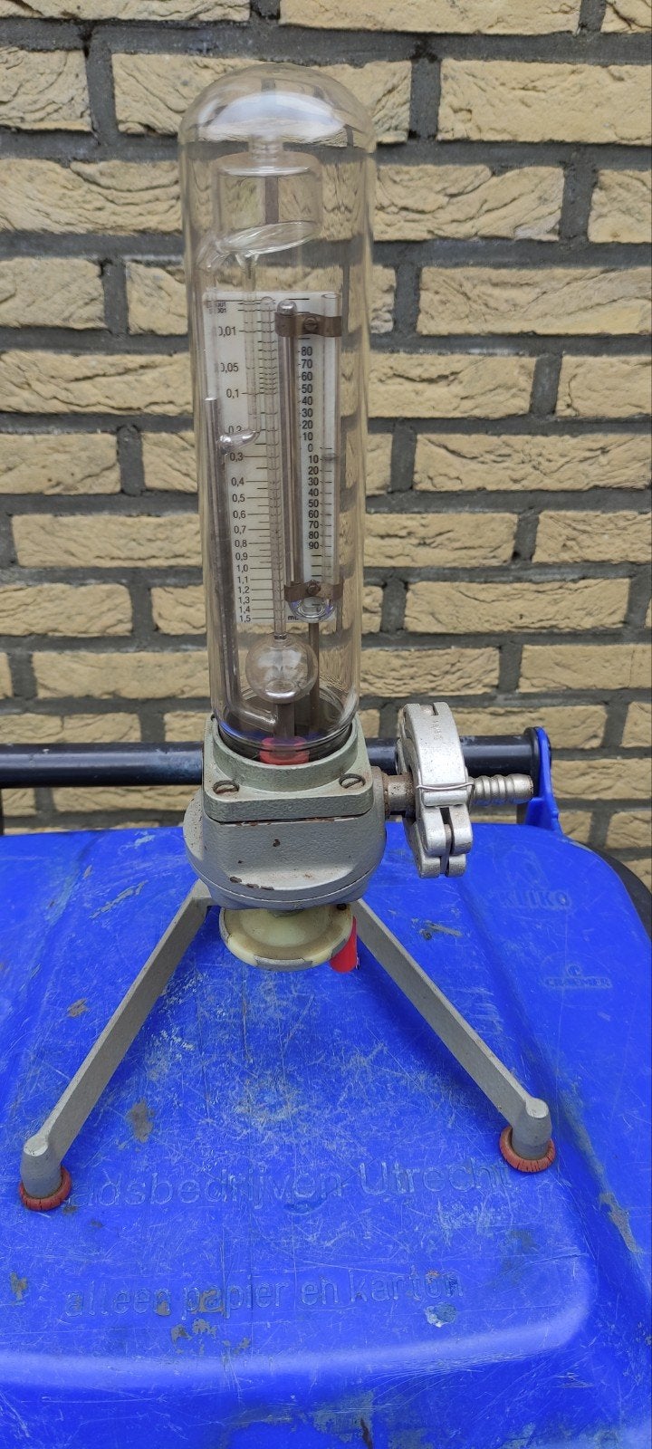 Vintage Laboratorium Apparaat - McLeod-vacuümmeter, Ophalen