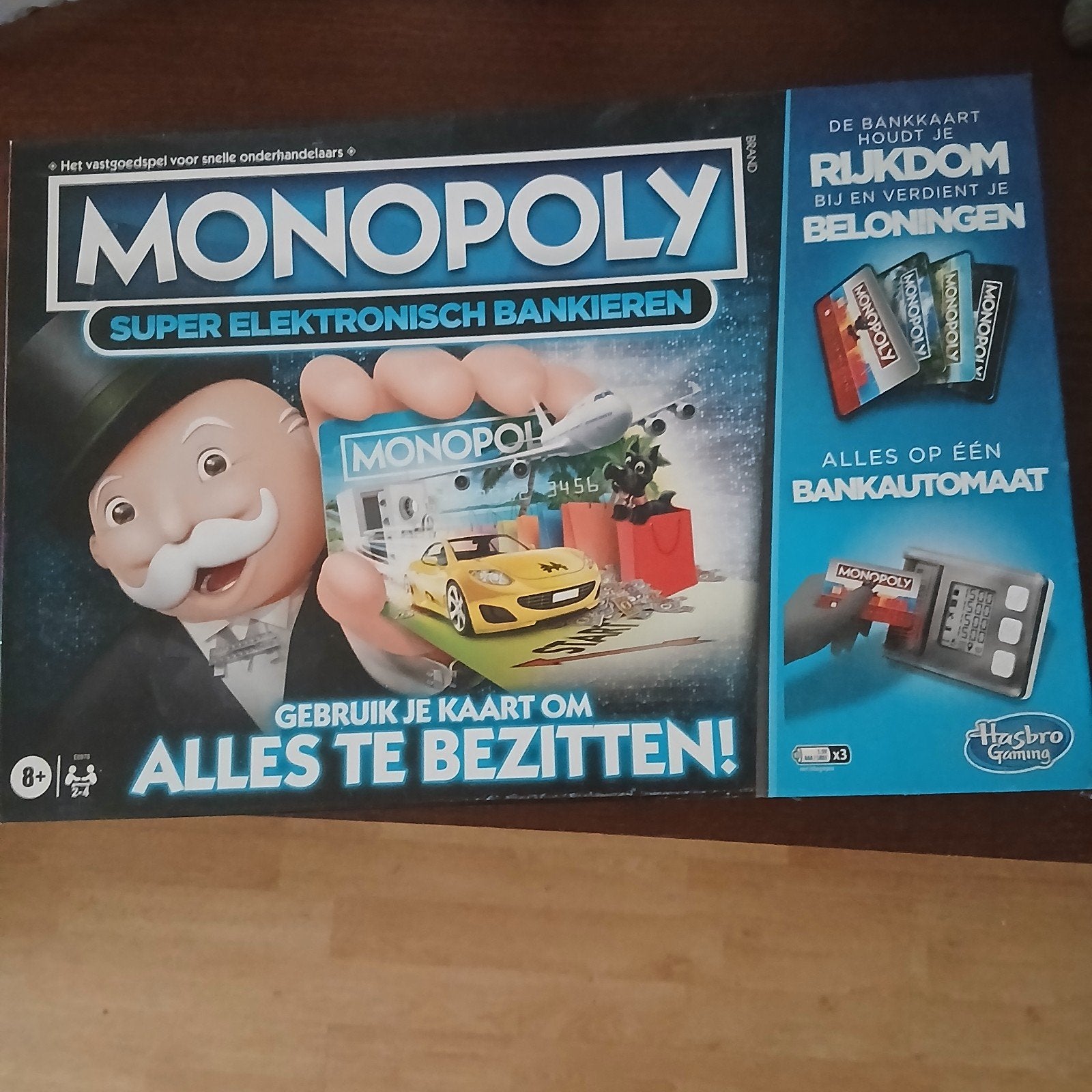 Monopoly electronisch bankieren, Hobby en Vrije tijd, Gezelschapsspellen | Bordspellen, Drie of vier spelers, Ophalen of Verzenden