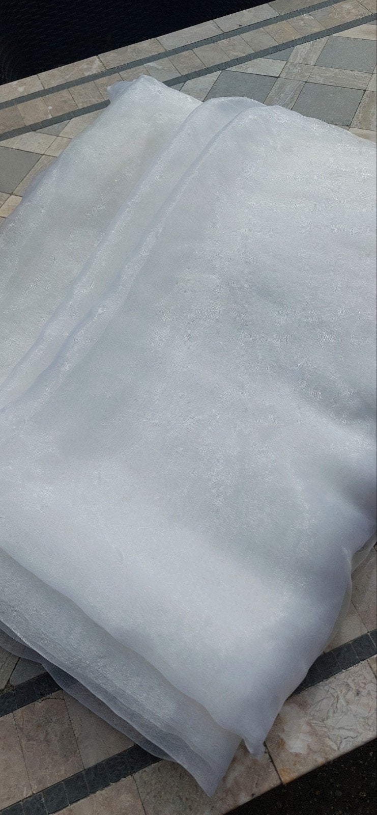 Tule voor bv backdrop bruiloft, Ophalen of Verzenden, Zo goed als nieuw, Versiering, Geboorte of Huwelijk