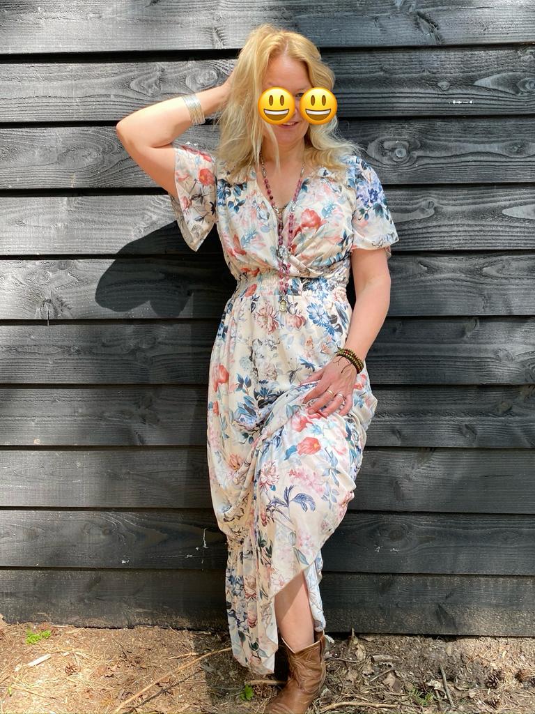 Zomerjurk Ibiza stijl, z.g.a.n. maat 40, Maat 38/40 (M), Overige kleuren, Ophalen of Verzenden, Zo goed als nieuw