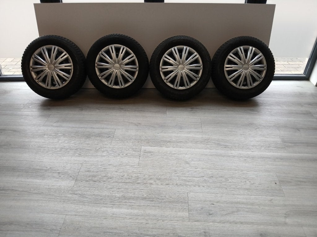Winter Wielenset Peugeot 206/206 plus 2000-2012 14INCH staal, Auto-onderdelen, Ophalen, Gebruikt, 15 inch, 175 mm