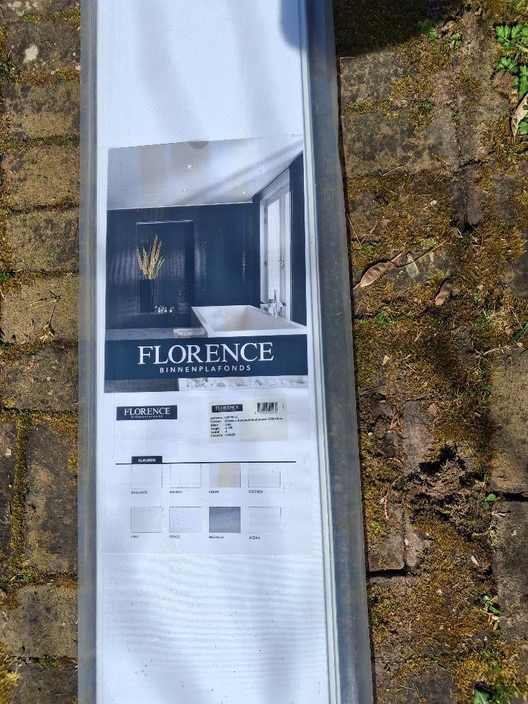 plafond platen Florence kleur Lino 5 stuks, Ophalen