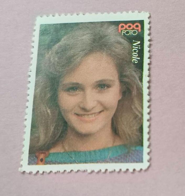 Popfoto zegel Nicole(nr.2), Ophalen of Verzenden, Nieuw, Foto of Kaart