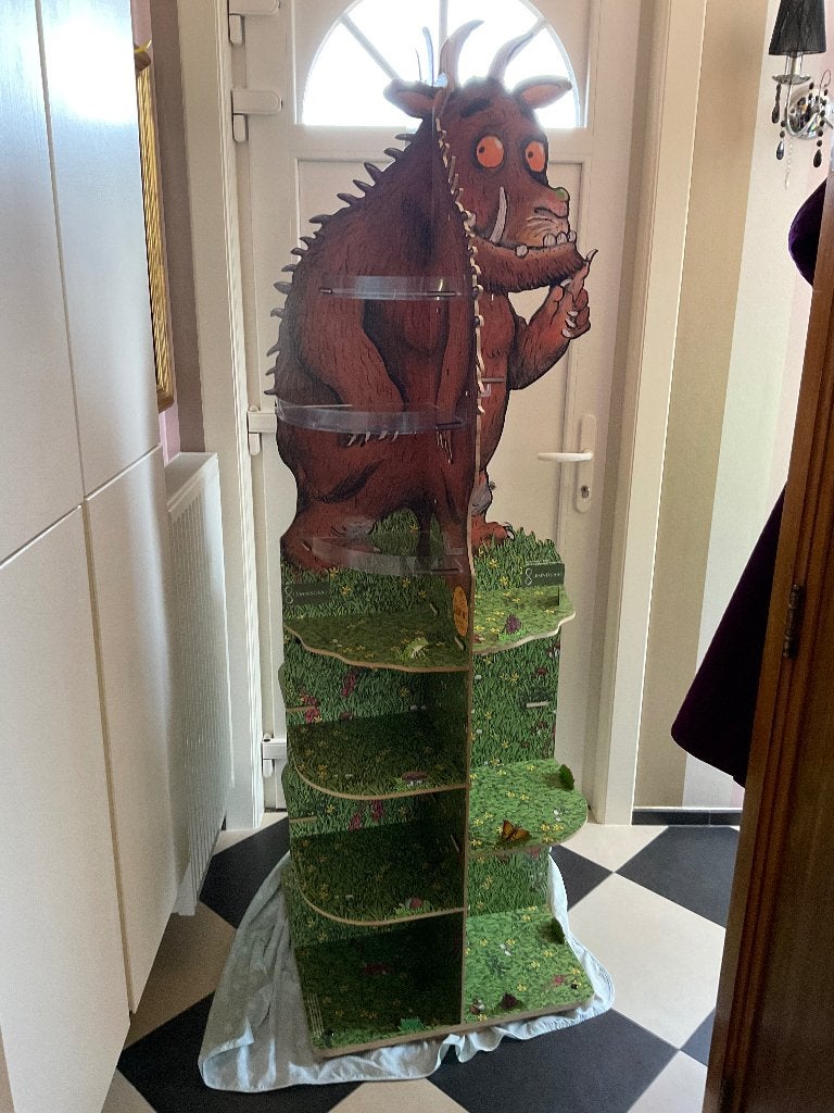 Origineel 360 graden boekenrek De Gruffalo Winkelrek, Ophalen of Verzenden, Gebruikt