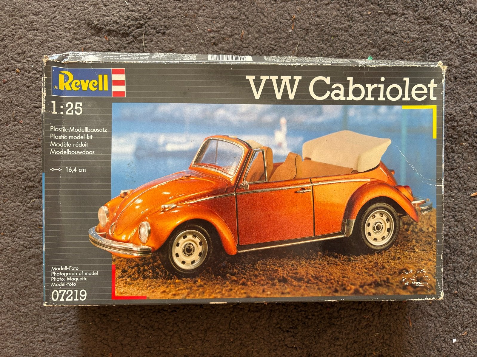 Revell VW Kever Cabriolet Modelbouwkit 1:25 Nieuw, Hobby en Vrije tijd, Modelbouw | Auto's en Voertuigen, Gebruikt, Auto, Ophalen of Verzenden