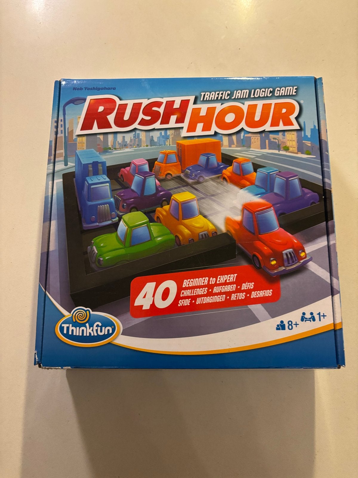 Rush Hour Traffic Jam Logic Game - Denkspel Thinkfun, Een of twee spelers, Ophalen of Verzenden, Zo goed als nieuw