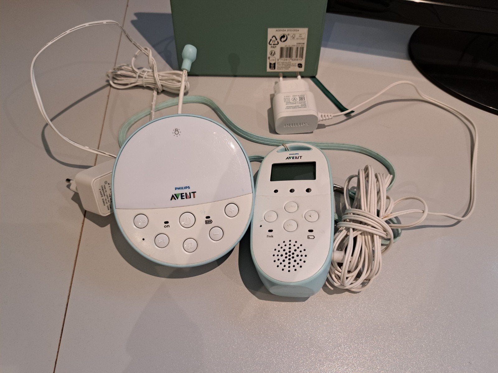 Philips Avent Babyfoon met DECT-technologie, Ophalen, Gebruikt, 100 tot 250 meter, Digitaal