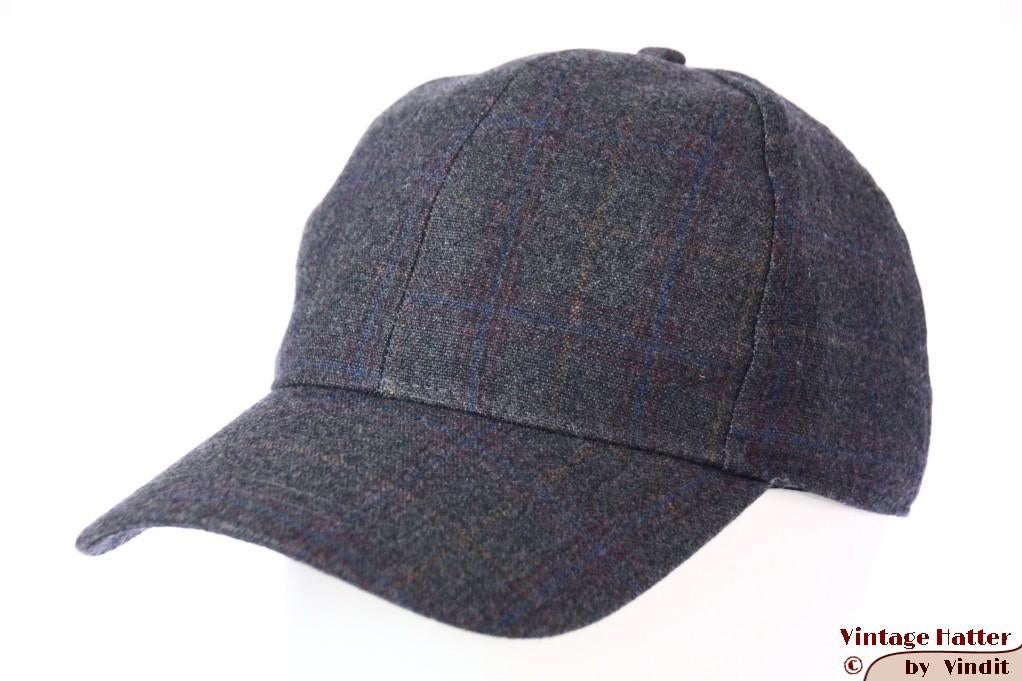 Geruite pet Hawkins grijzig blauw met klittenband 53-61 new, Nieuw, Pet, Hawkins, One size fits all