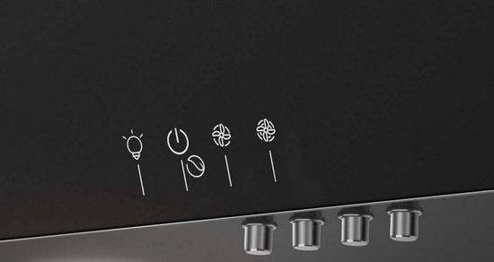 Indesit IHVP83FLMK zwart (Afzuigkap) *Nieuw*, 4 liter of meer, Indesit 1, Info@Indesit.nl, Nieuw