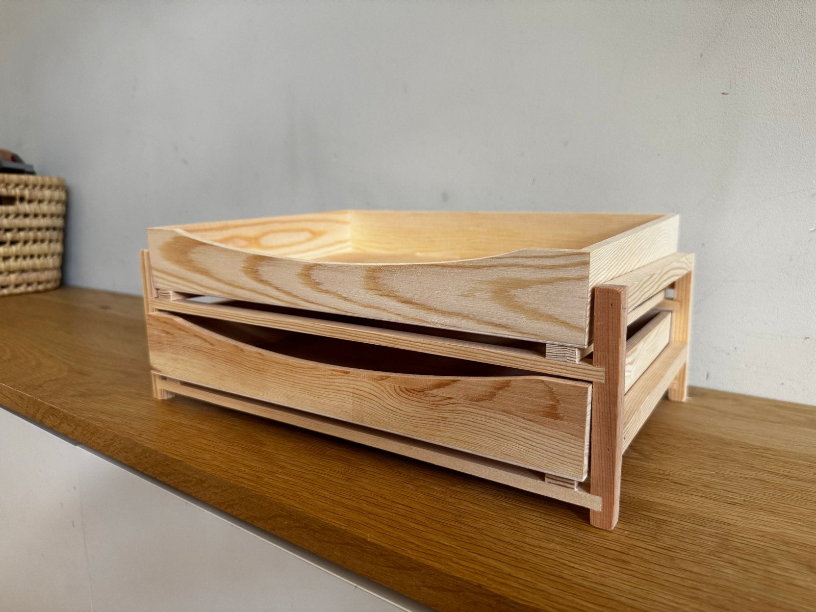 Søstene Grene Houten Bureau Organizer, Ophalen, Zo goed als nieuw