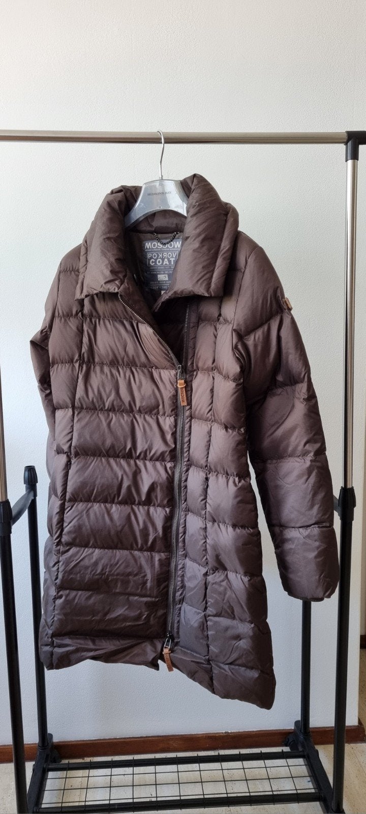 Jas donsjas Moscow Maat L, Ophalen, Bruin, Maat 42/44 (L), Moscow