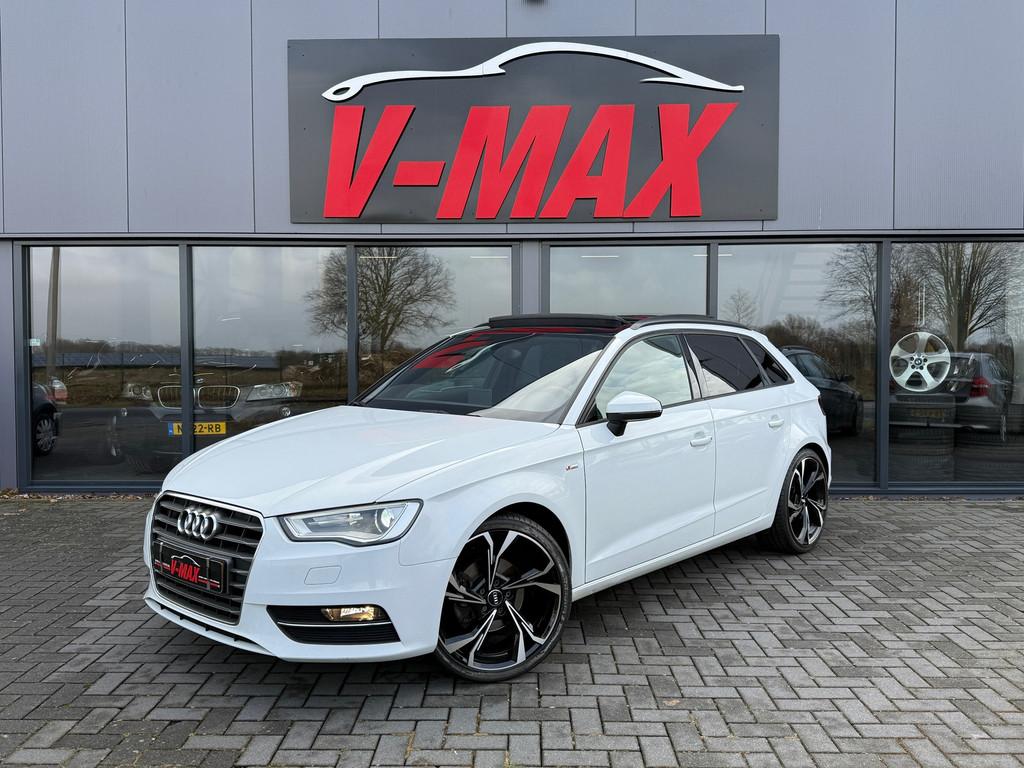 Audi A3 Sportback 1.4 TFSI S-Line Navi Panorama LED Stoelvw, Euro 5, Gebruikt, Zwart, 4 cilinders