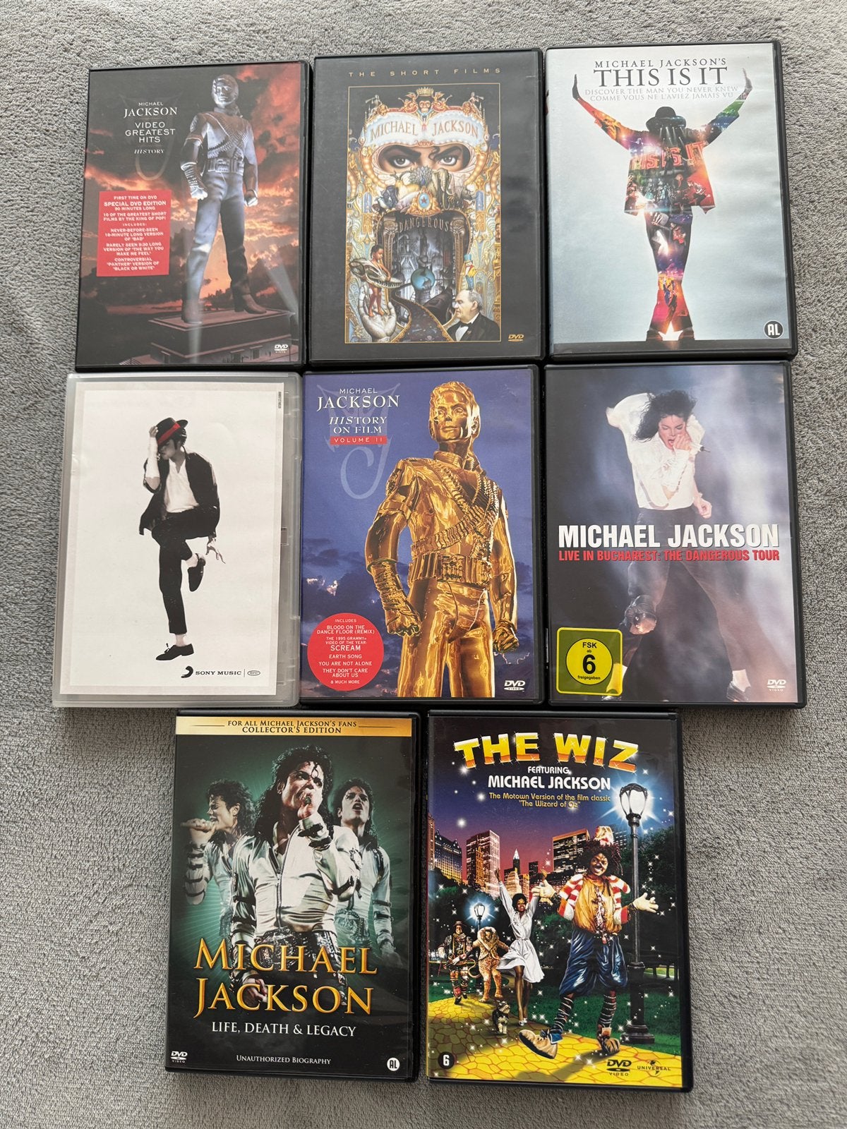 Michael Jackson DVD's, Cd's en Dvd's, Dvd's | Muziek en Concerten, Alle leeftijden, Ophalen of Verzenden, Zo goed als nieuw