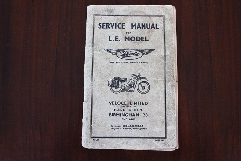 Velocette model LE 1956 motircycle service manual, Ophalen of Verzenden, Overige merken