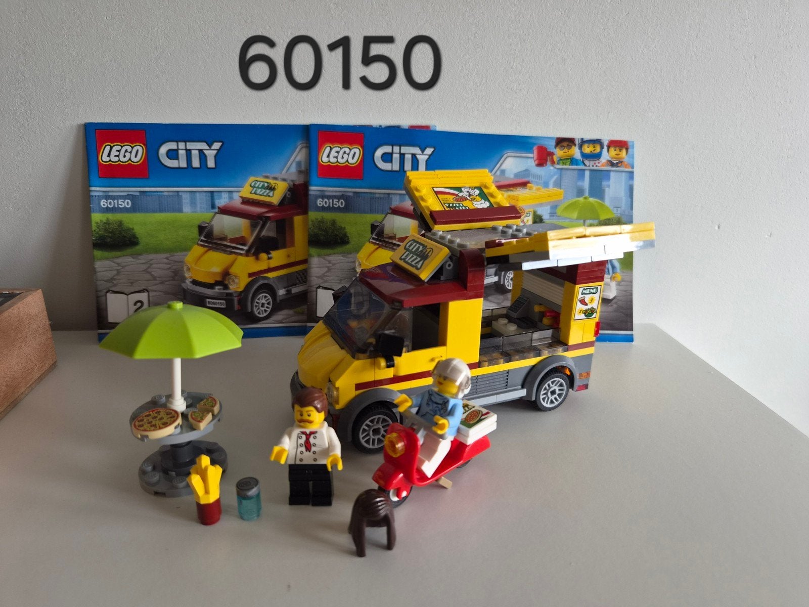 lego city pizzabus 60150, City, Lego, Ophalen of Verzenden, Zo goed als nieuw