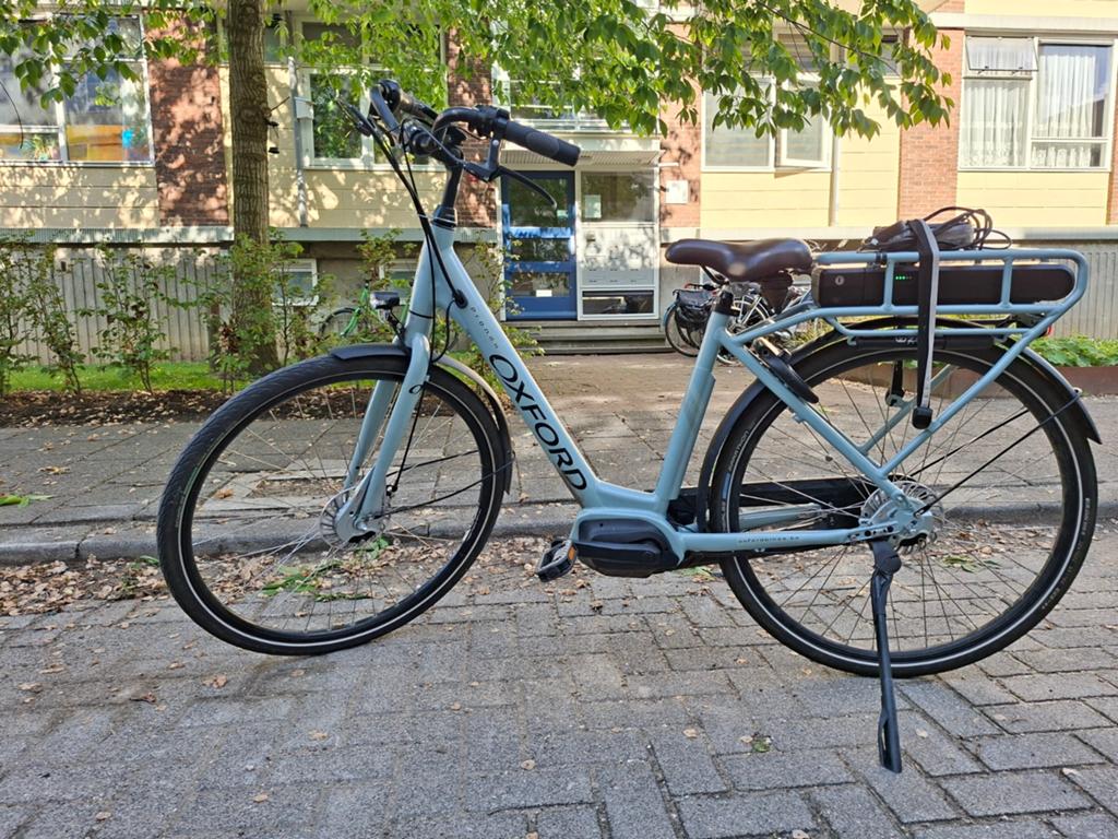 Oxford elektrische fiets, Gebruikt, 51 tot 55 cm, 50 km per accu of meer, Ophalen