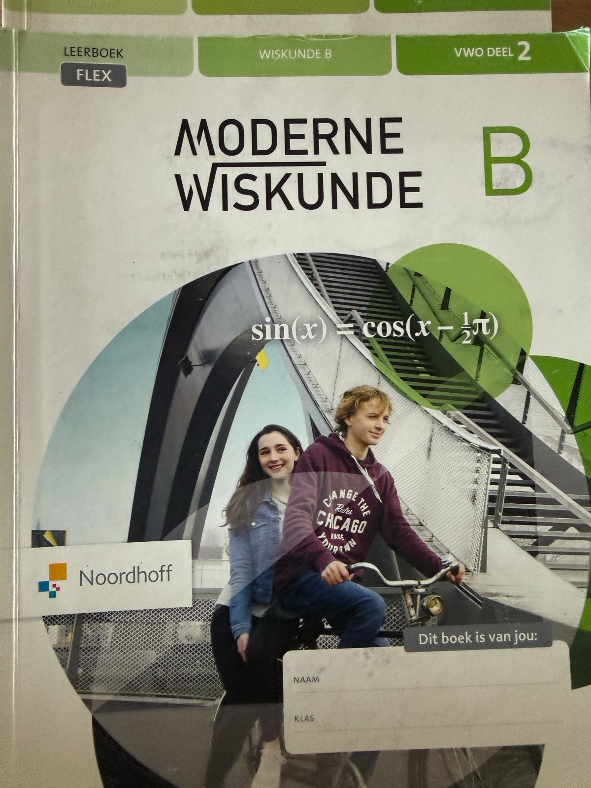 Moderne Wiskunde B VWO deel 1, 2, 3, 4 Noordhoff, Ophalen of Verzenden, Gelezen, VWO, Wiskunde B