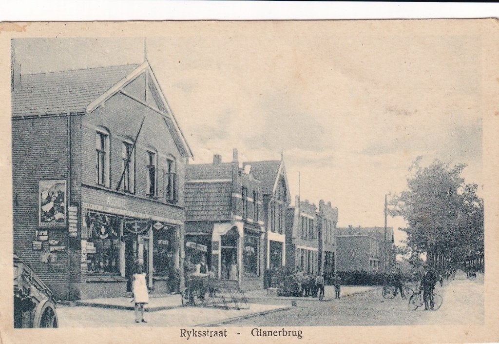 Glanerbrug, Winkel, Volk., Verzenden, 1920 tot 1940, Gelopen, Overijssel