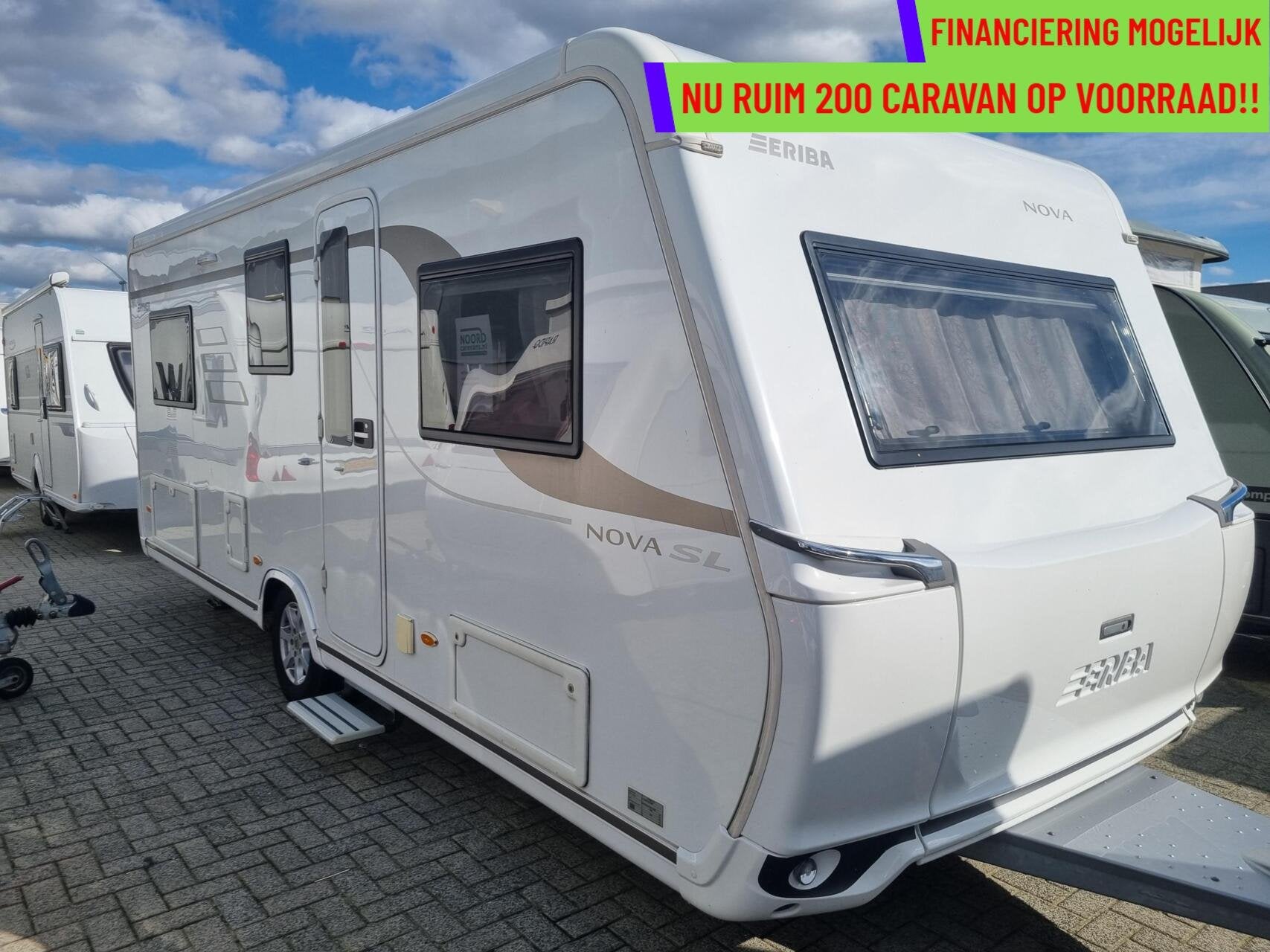 Eriba 541 SL nova ENKELE BEDDEN + MOVER + VLOERVERWARMING, Caravans en Kamperen, Rondzit, 7 tot 8 meter, Bedrijf, Eriba