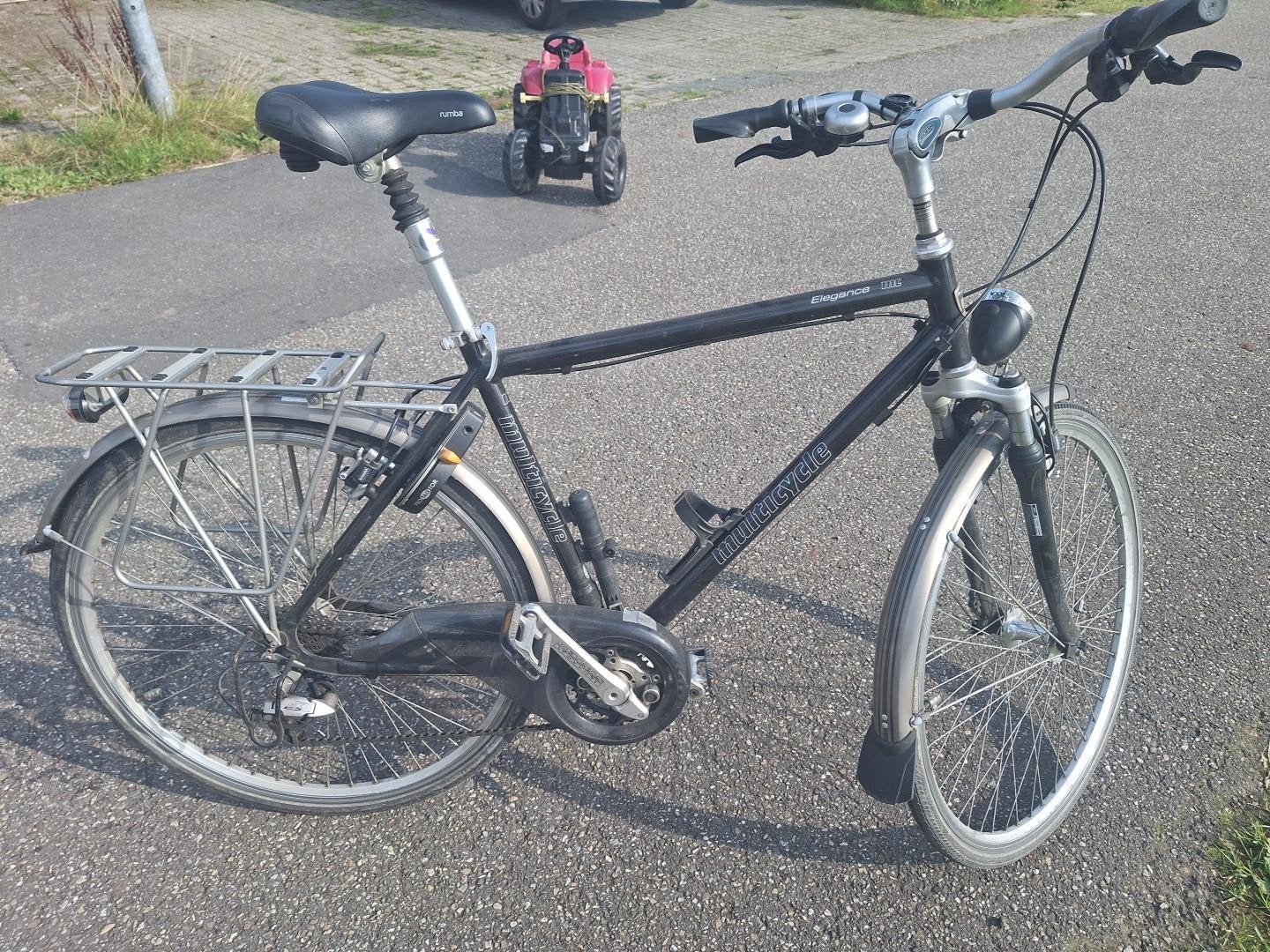 Multicycle Elegance herensfiets - Zo goed als nieuw, Velgrem, Versnellingen, Zo goed als nieuw, 53 tot 57 cm