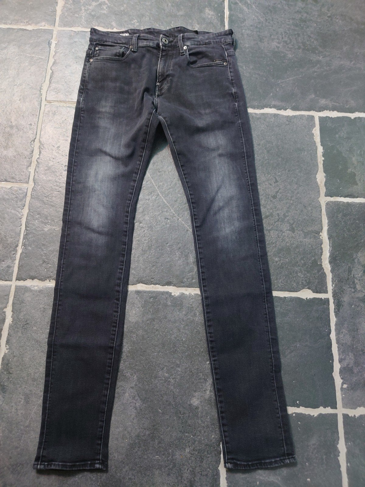 G-Star REVEND, Skinny jeans, grijs, W30 L36, zgan! Rob3036, G-Star Raw, W32 (confectie 46) of kleiner, Ophalen of Verzenden, Zo goed als nieuw