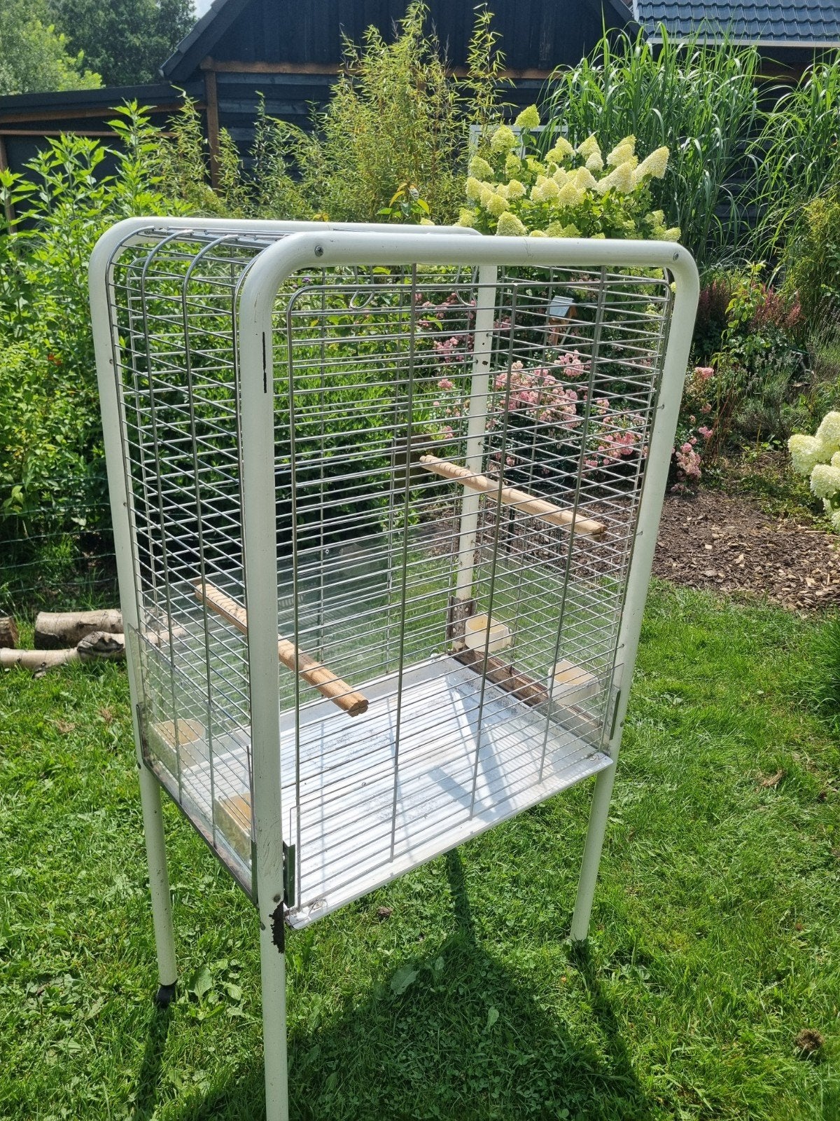 Vogel kooi gratis op te halen, Dieren en Toebehoren, Ophalen, Gebruikt, Metaal, Vogelkooi