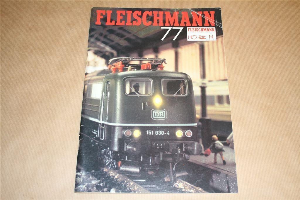 Catalogus - Fleischmann HO - 1977, Wisselstroom, Wagon, Ophalen of Verzenden, Zo goed als nieuw